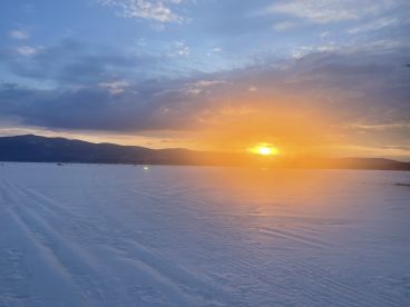 Great Sunday Ice fishing for the first time