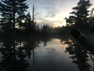 The early morning waters are so calm and beautiful